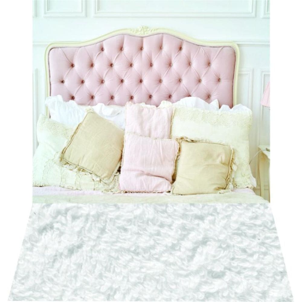 Fundo Fotográfico Newborn Em Tecido Cabeceira 1,50X2,50