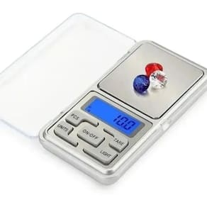 Mini Balança Digital De Bolso E Alta Precisão 0,1g Até 500g
