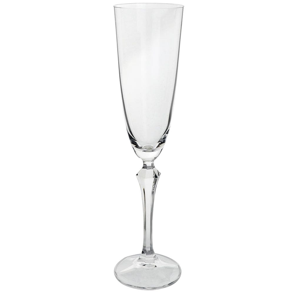 Jogo de 06 Taças para Champanhe em Cristal Elizabeth 200ml - Bohemia