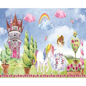 Fundo Fotográfico Em Tecido Princesa Garden 2,80X1,50.