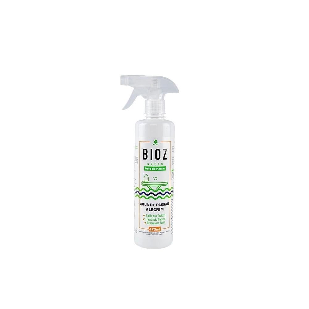 Água De Passar Roupa Biodegradável Alecrim Bioz Green 470Ml