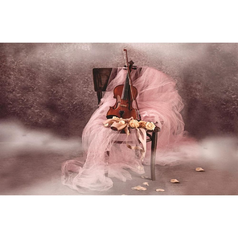Fundo Fotográfico Em Tecido Violino Bailarina 2,60X1,50