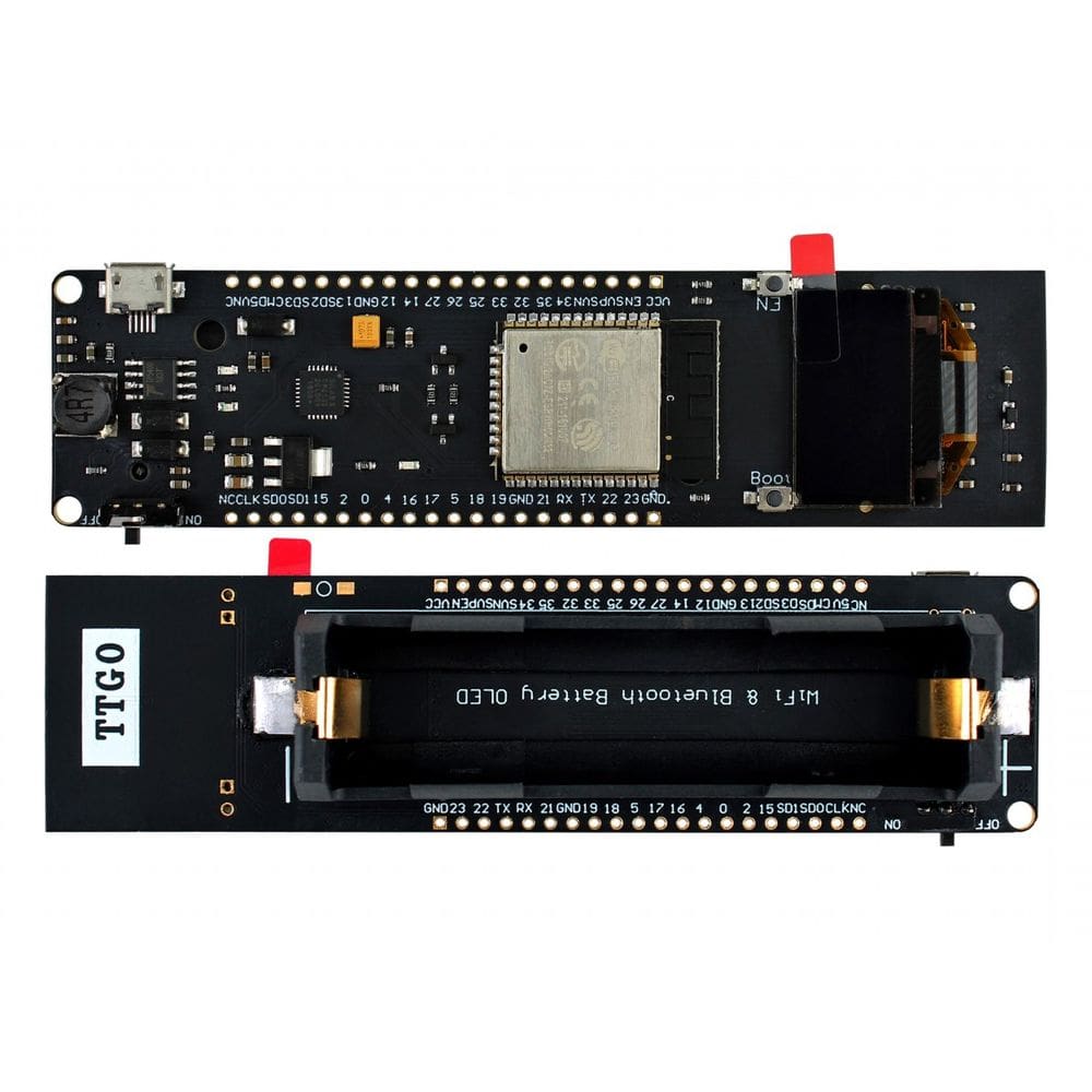 Esp32 Com Oled E Suporte 18650