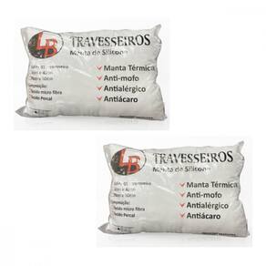 Kit 2 Travesseiros Manta de Silicone 45x65 LB
