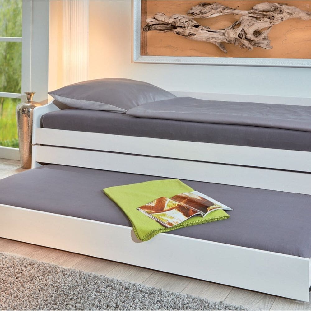 Tri Cama Lotar 90x190cm Madeira Maciça Branco
