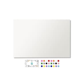 Painel Fotos, Notas + 48 Imãs + Tecnologia 50X80 - Branco
