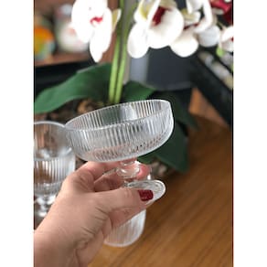 Jogo de 6 tac¸as Cameratta sobremesa em vidro 310ml