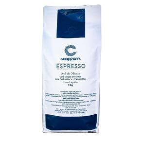 Café Espresso Torrado Em Grãos Coopfam 1Kg