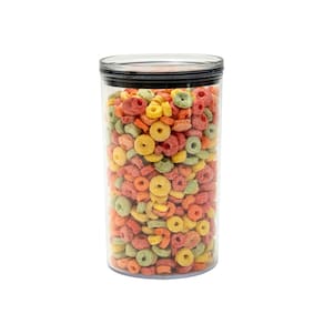 Pote de acrílico 1,2L com tampa hermético redondo - Tüd