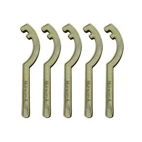 Kit Com 05 Chave Storz Em Latão Dupla 1.1/2 X 2.1/2 Hidrante