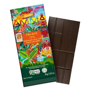 Chocolate I`Ba-Ka`Ti 75% Cacau Abacaxi Biodinâmico Demeter