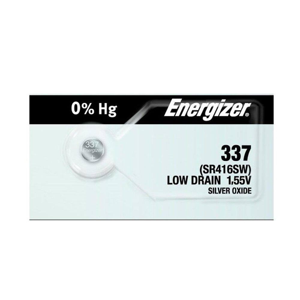 Pilha Bateria Energizer 337 Sr416Sw Silver Oxide Botão 1 Un