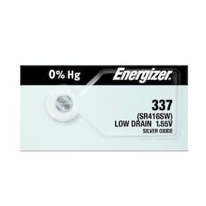 Pilha Bateria Energizer 337 Sr416Sw Silver Oxide Botão 1 Un