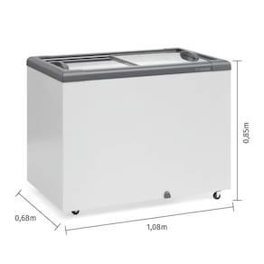 Conservador Horizontal Ghd-300/cz/127v 60hz Branco