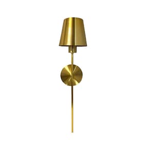 Luminária Parede Arandela Plenna Tocheira Cúpula De Metal