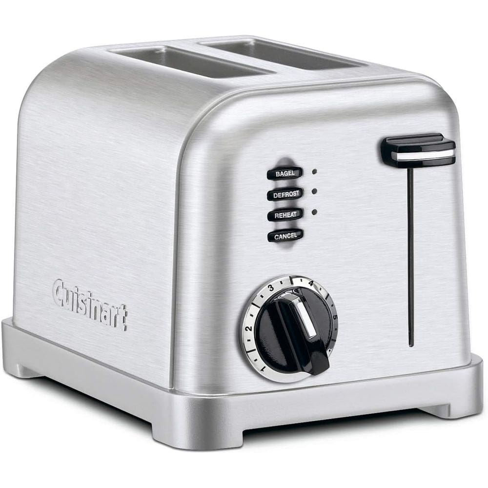 Torradeira Elétrica Aço Escovado 2 fatias Cuisinart 110v
