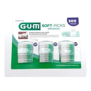 Fio Dental Gum Sunstar Soft Picks Com 300 Unidades