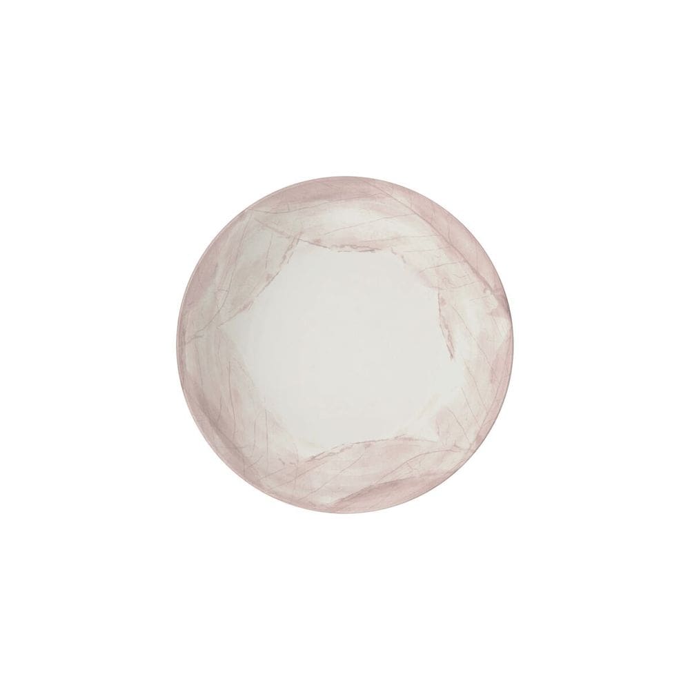 Conjunto de 6 Pratos Fundos Tramontina em Porcelana Decorada 22cm