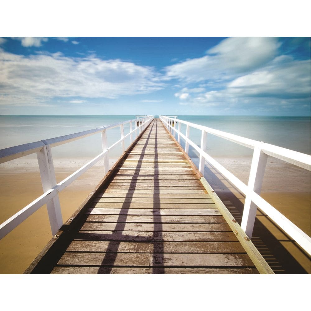 Fundo Fotográfico Em Tecido Deck De Praia 2,20X1,50.