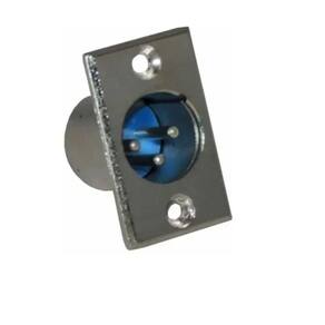 Conector Cannon Macho P/ Painel - Kit Com 10 Pçs