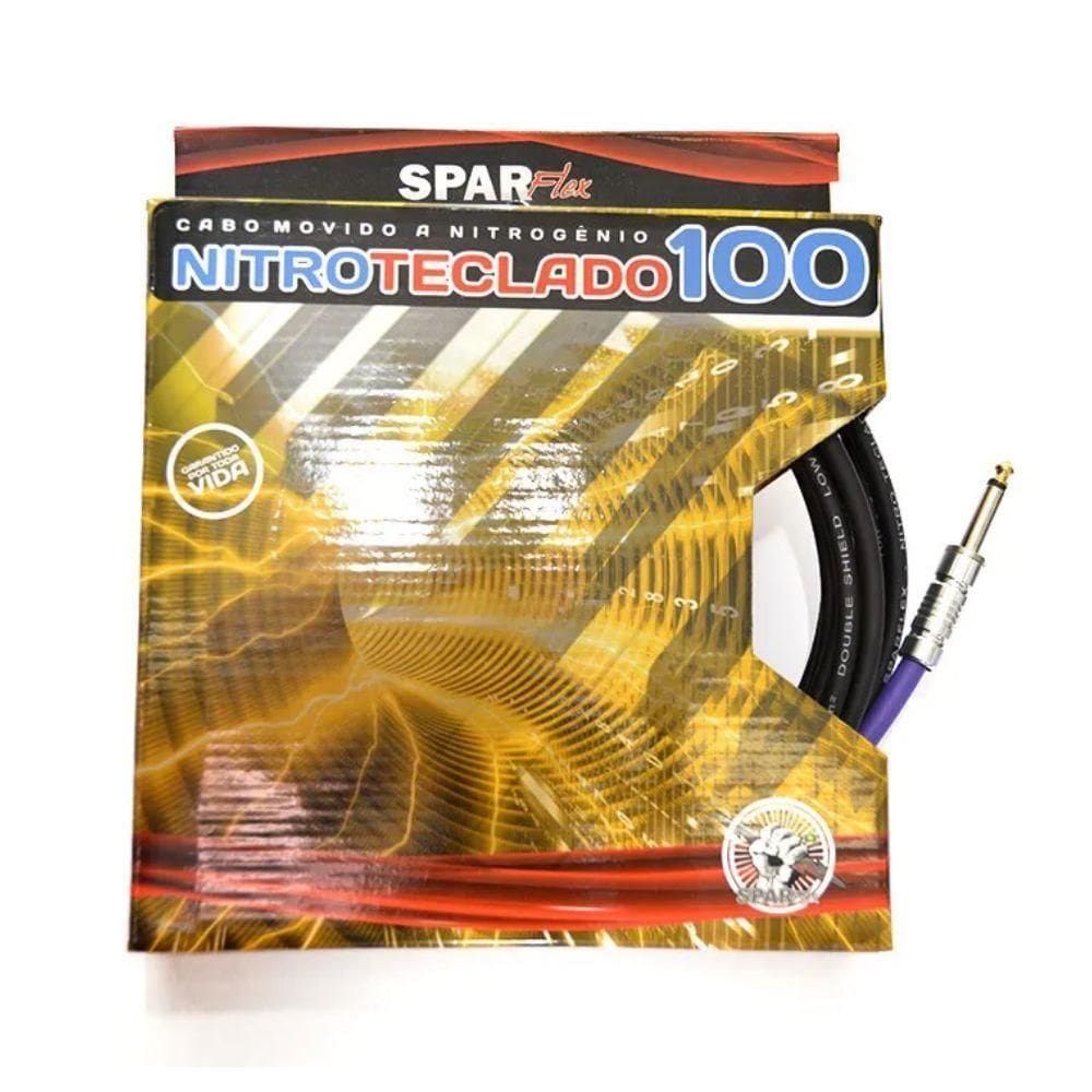 Cabo Teclado Sparflex Nitro 100 Plug 90 5 Metros Preto 538199010f