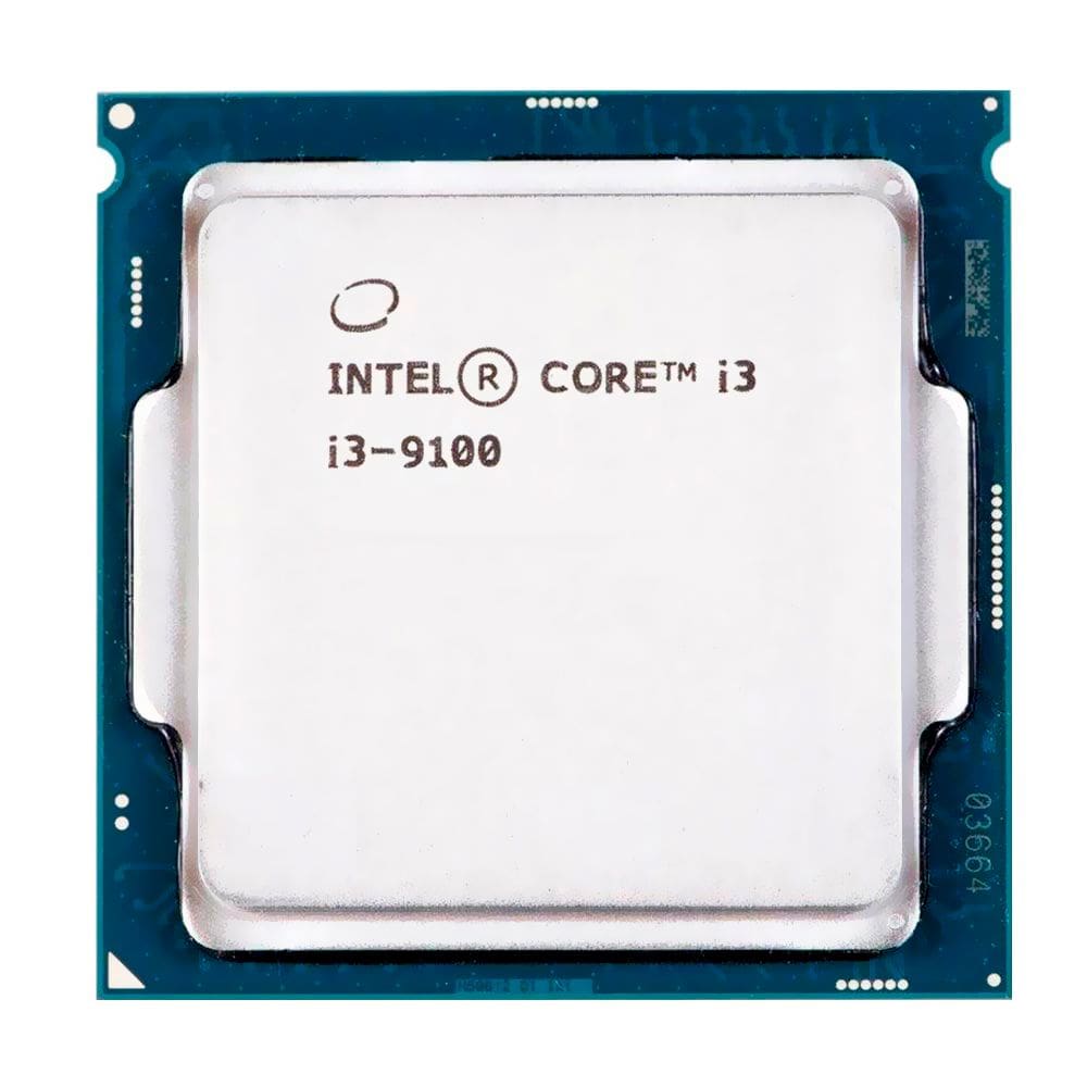 Processador Intel Core i3-9100, - 3.6 Ghz, 65W, 6m Quad-Core, Quad-Thread, LGA 1151- Geração 9