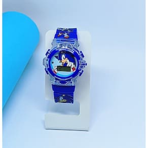 Relógio Infantil Digital Pisca Luz Led Relógios para Crianças Meninas Meninos Super Heróis Frozen Aranha Sonic Barbie