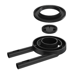 Queimador Duplo MITJ Completo Fogão Industrial Ferro 17,5cm