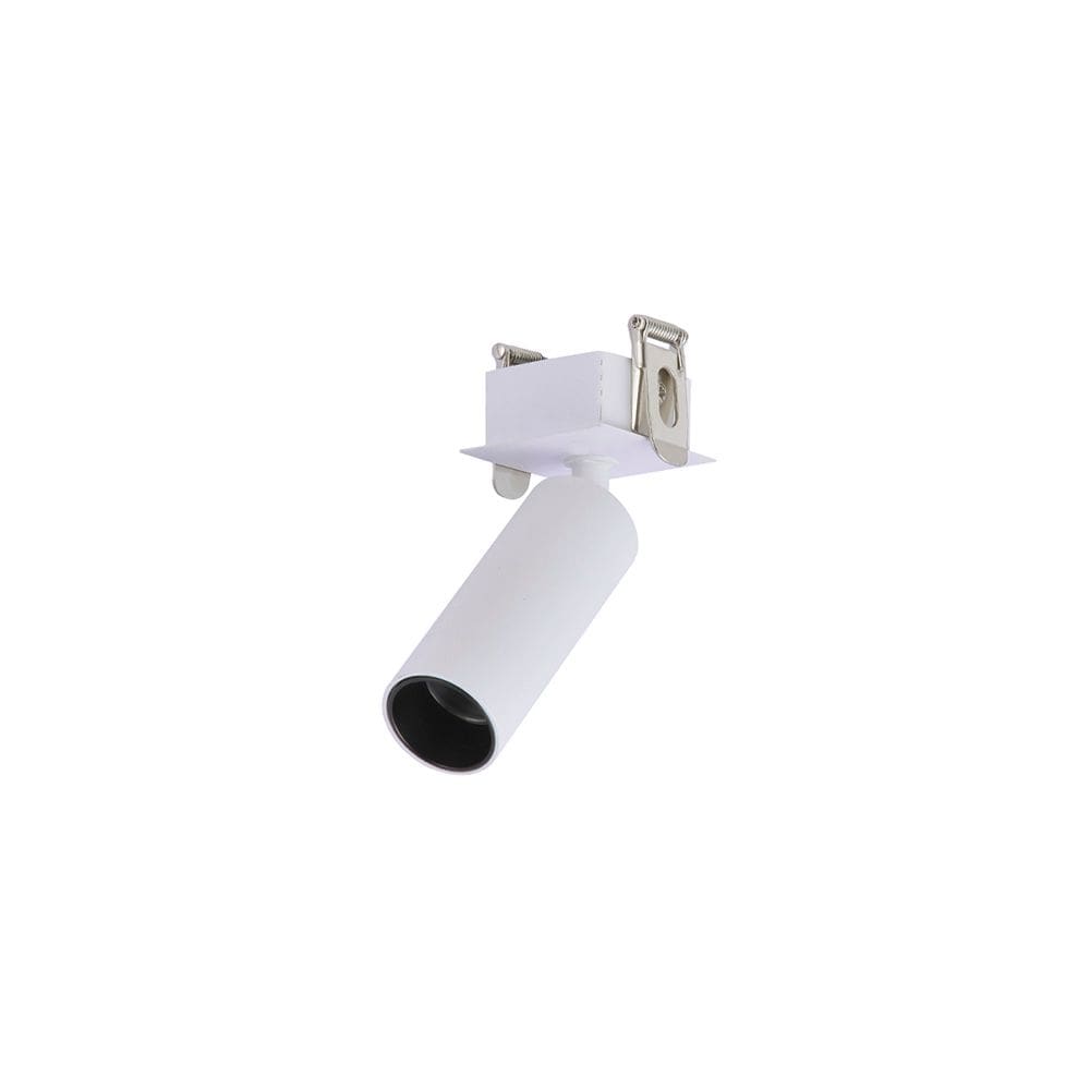 Spot Direcionável de Embutir Nordecor Kona Canopla Quadrada Led Alto IRC 97 3W Bivolt