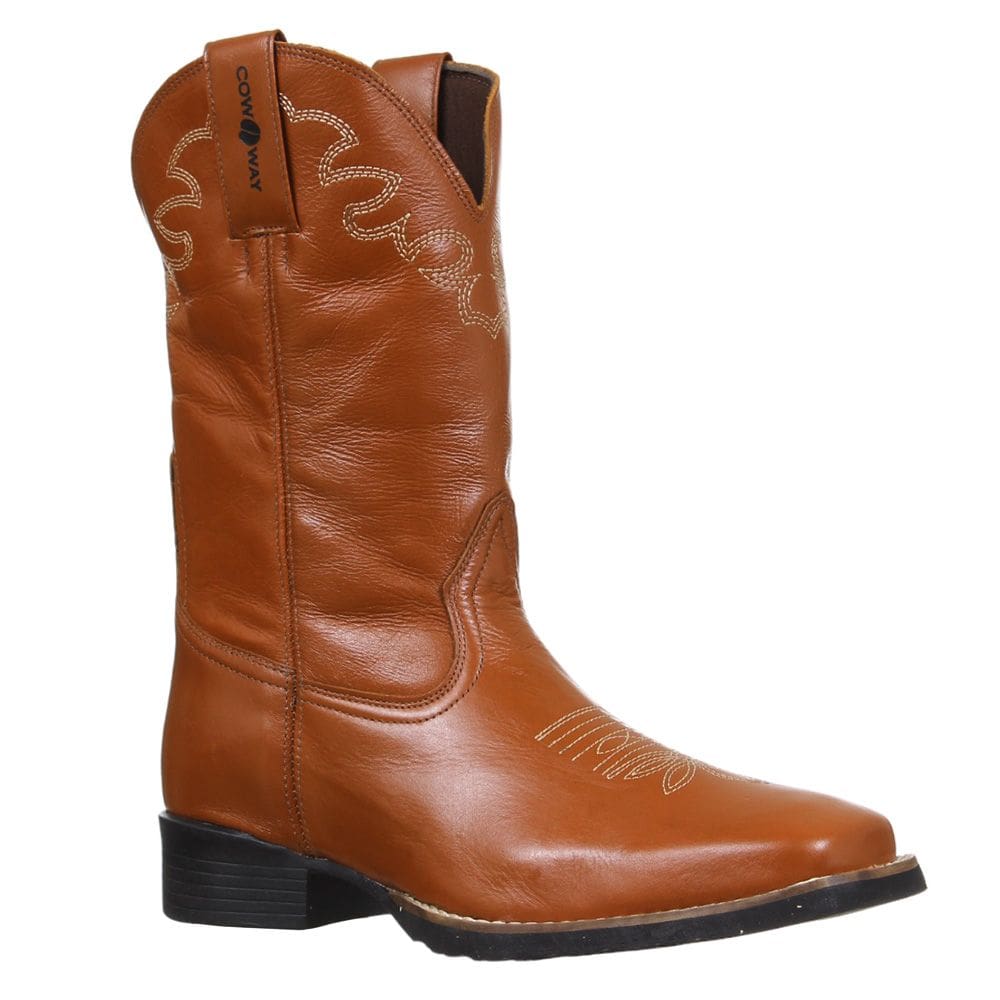 Bota Masculina Bico Quadrado Cow Way 35504
