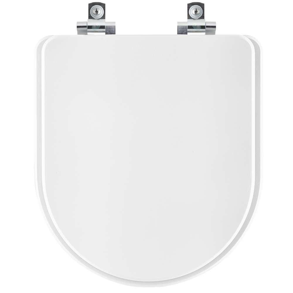 Assento Sanitário com Amortecedor Pris Branco para vaso Kza3