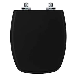 Assento Sanitário Soft Close Viseu Preto para vaso Luzarte