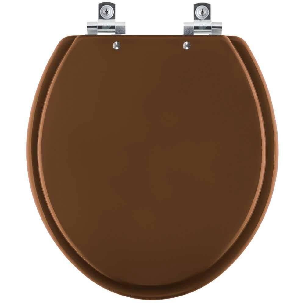 Assento Sanitário Soft Close Évora Ocre para vaso Luzarte