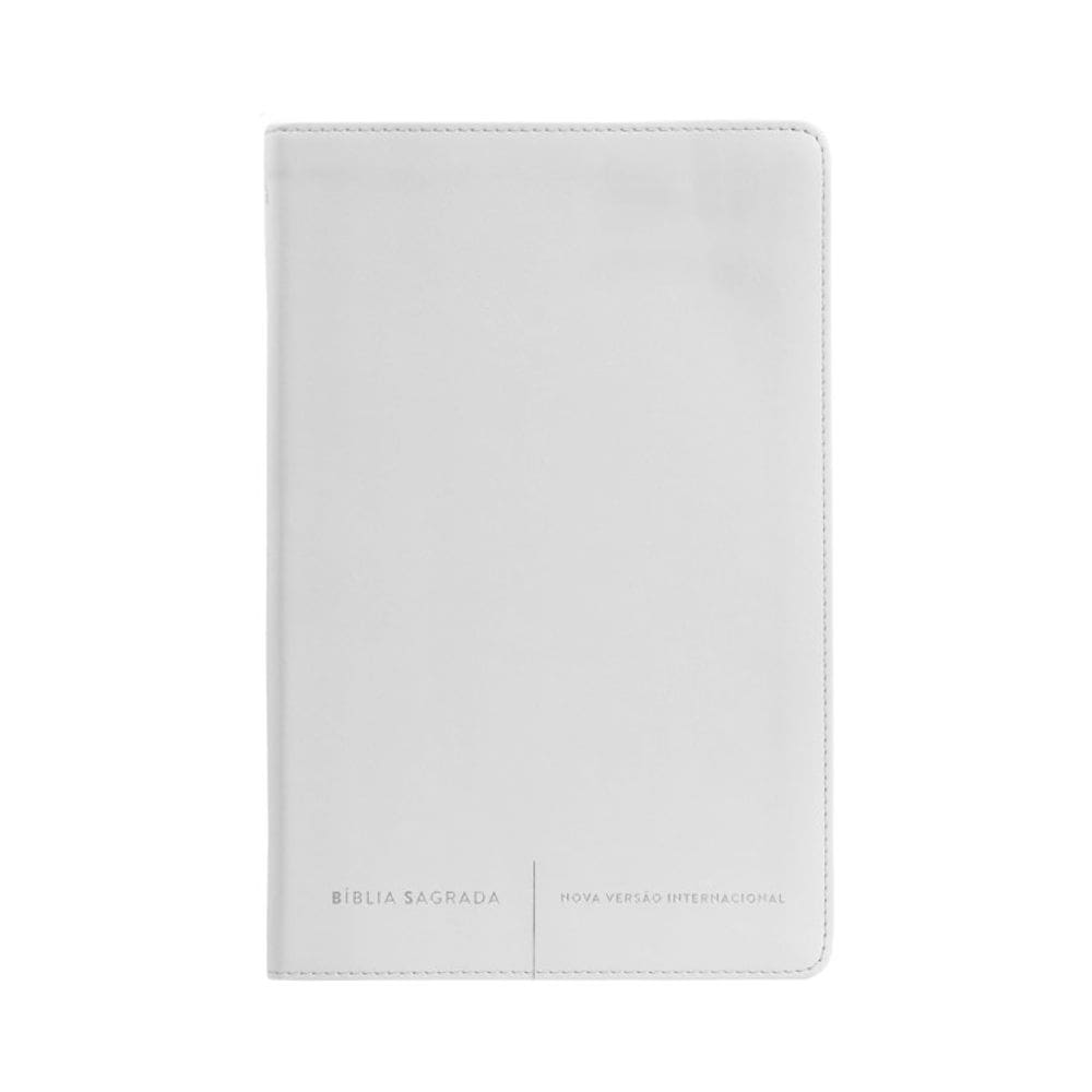 Bíblia Sagrada Slim NVI, Luxo, Capa Branca