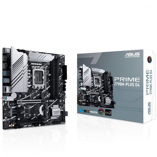 Imagem do produto Placa Mãe Asus Prime Para Intel LGA 1700 Z790M-PLUS 4xDDR5 mATX em Ponto Frio