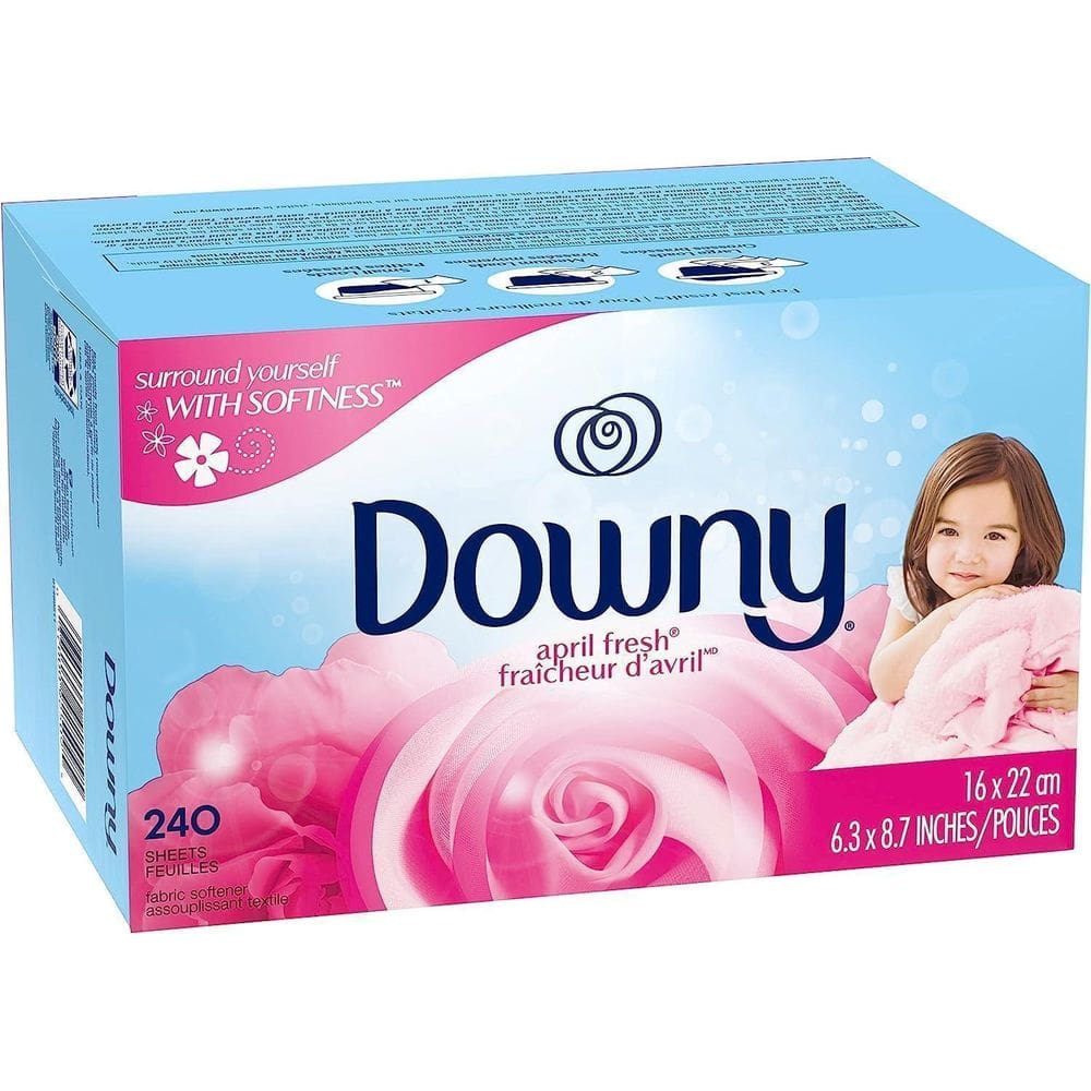 Downy April Fresh Lenço Amaciante Secadora De Roupa 240 Unid