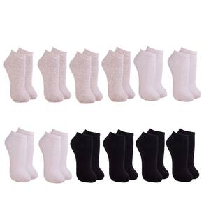 12 Meias Sapatilha Esportiva Masculina Fitness - 38/44