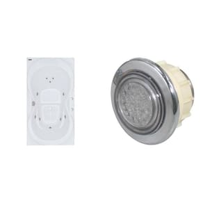 Banheira Hidromassagem Astra Due Gran Luxo 05 Jatos Acrílico P4 sem Aquecedor e Cromoterapia Branco
