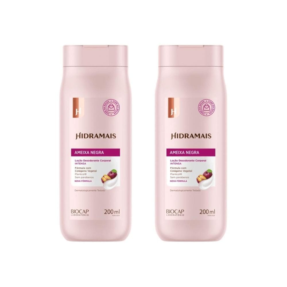 Hidratante Corporal Hidramais 200Ml Ameixa Negra - Kit C/2Un