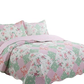 Colcha Cama King Cobre Leito 3 Peças Dupla Face Malta 07