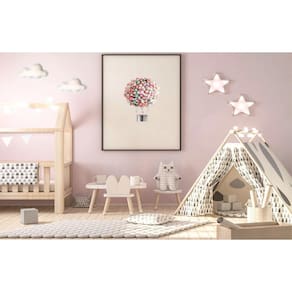 Fundo Fotográfico Em Tecido Quarto Rosa 2,20 X 1,50