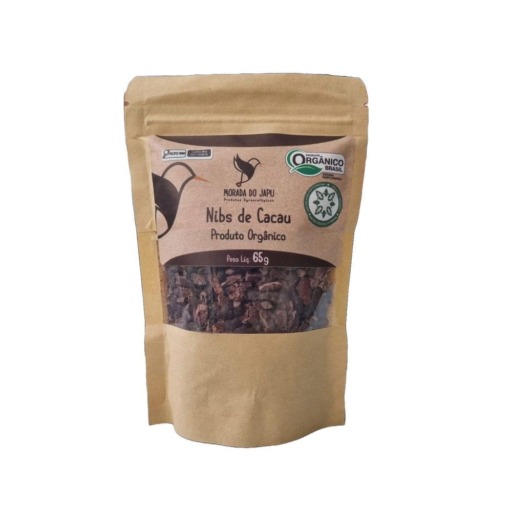Nibs De Cacau Orgânico Morada Do Japu 65G