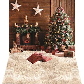 Fundo Fotográfico Newborn Em Tecido Natal 1,50X2,20