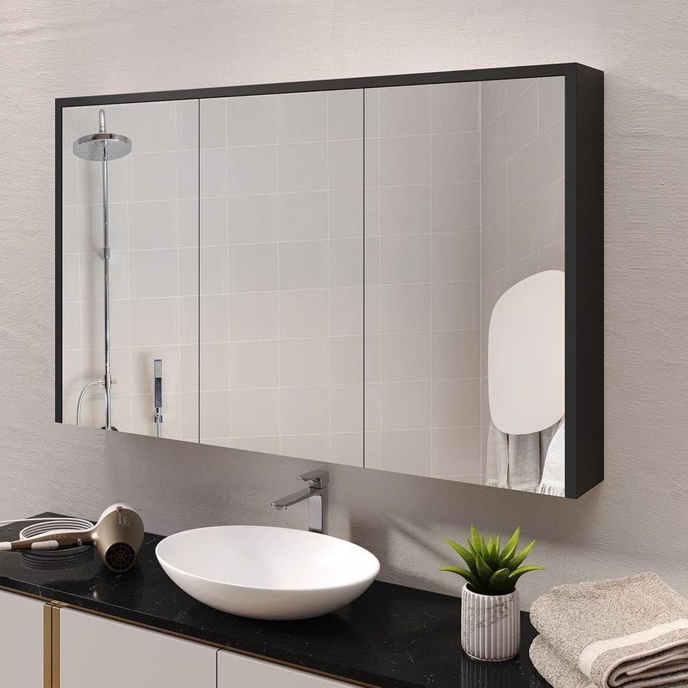 Espelheira 3 Portas Trindade Portas Amortecedores Espelho