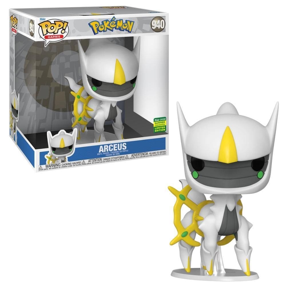 Boneco Funko Pop Jumbo Edição Sdcc24 Pokémon Arceus