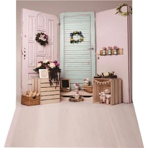 Fundo Fotográfico Painel Newborn Porta 1,50X2,250