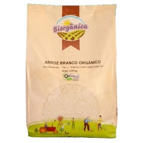 Arroz Agulhinha Branco Orgânico Biorgânica 2Kg