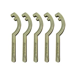 Kit Com 05 Chave Storz Em Latão Dupla 1.1/2 X 2.1/2 Hidrante
