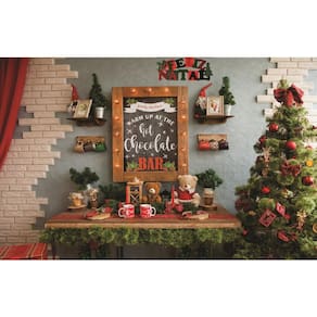 Fundo Fotográfico Em Tecido Natal 2,80X1,50