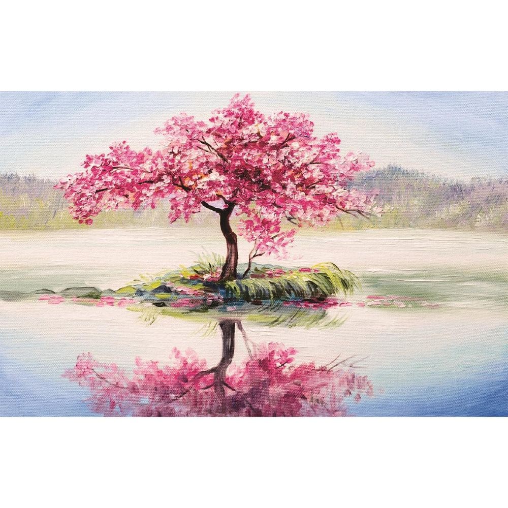 Fundo Fotográfico Em Tecido Paisagem Lago 2,60X1,50